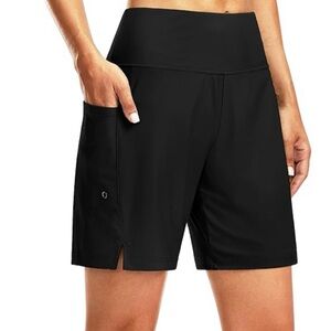 NWT Loukeith Women's Black Athletic Shorts